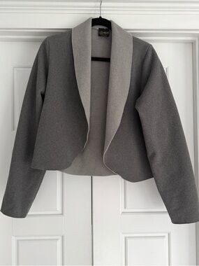 Catwear Maine Fleece Open Sweatshirt Cardigan Grey